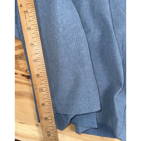 Under Armour Golf Shorts Light Blue Mens 38 Vented Stretch WaistBand Heatgear - Picture 5 of 7